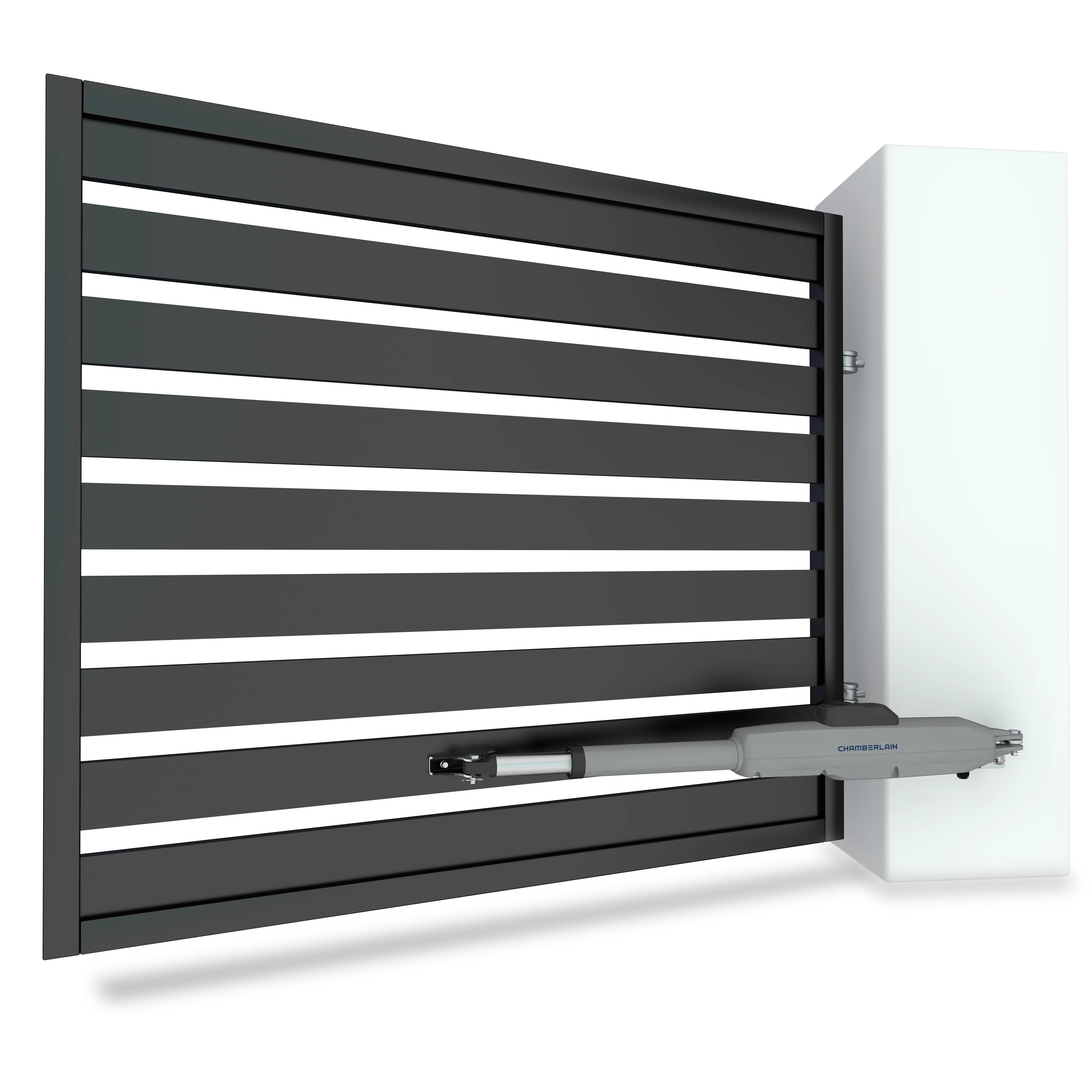 Drehtorantrieb für ein- und zweiflügelige Standard-Drehtore inkl. Design-Handsender und Infrarot Lichtschranken-Set - Image 5