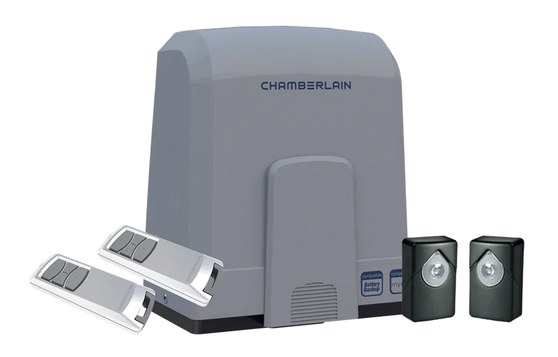 Außentorantriebskit für Schiebetore inkl. Infrarot Lichtschranken-Set und 2 Design- Handsender - Image 5